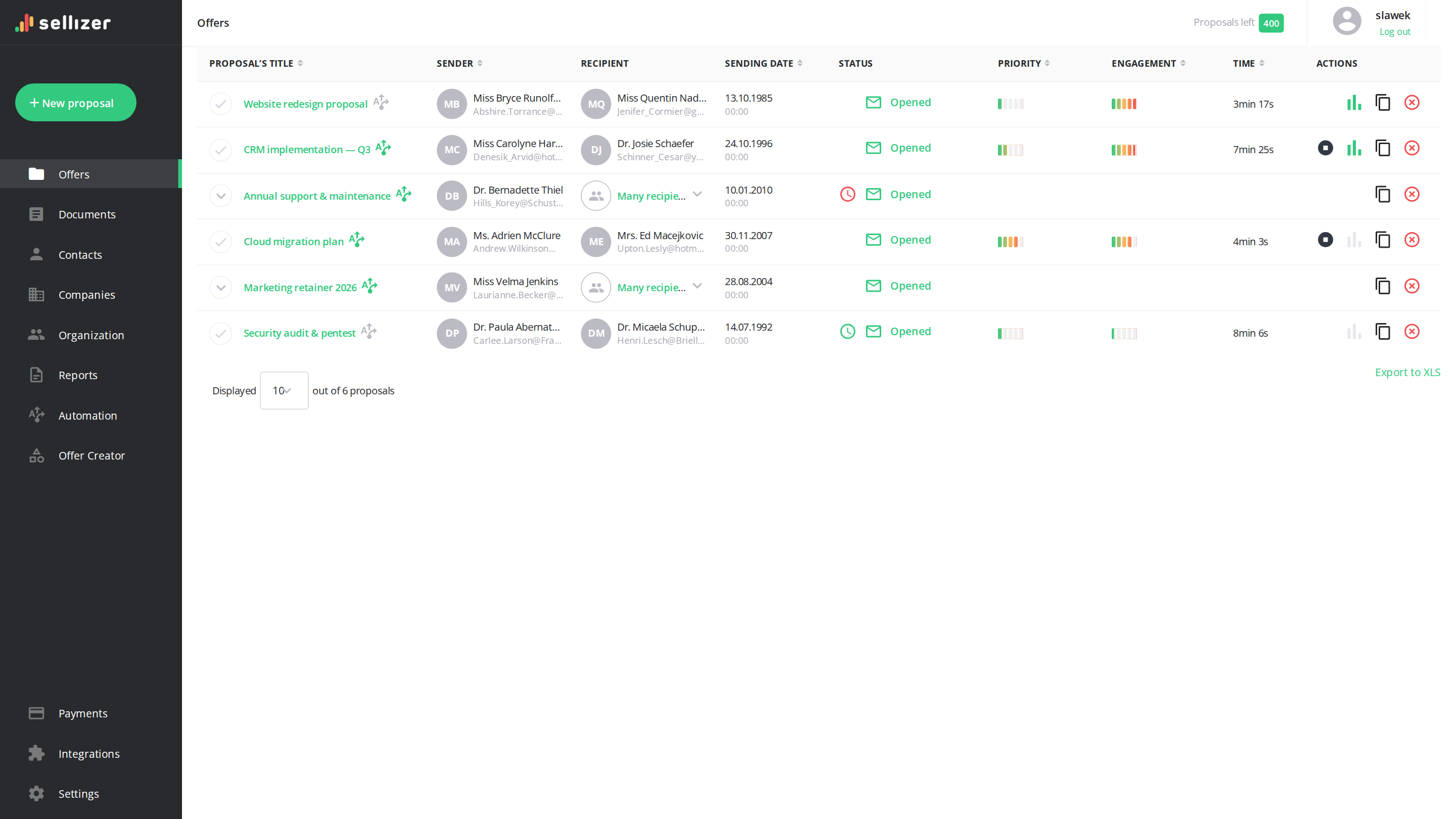 100% reliable real-time statistics