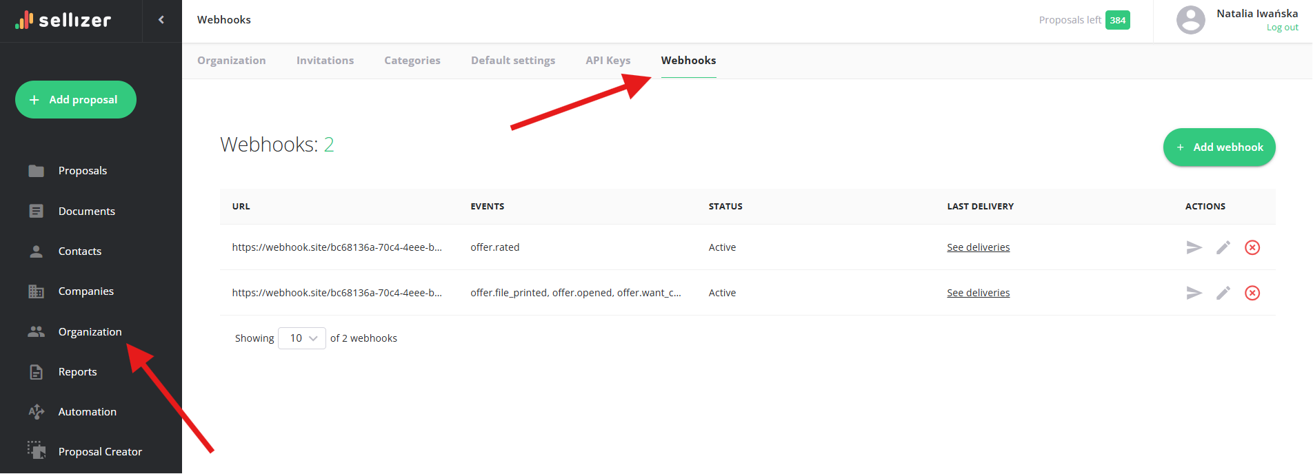 webhooks 1 webhooks 1
