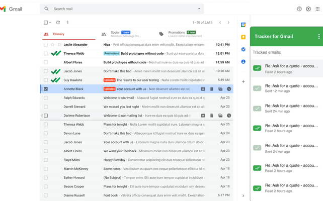 Mail Track for Gmail